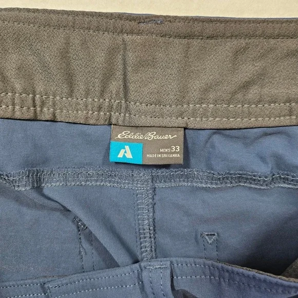Eddie Bauer First Ascent Men's guide pro shorts 33 blue hiking gorpcore tech - Picture 4 of 10